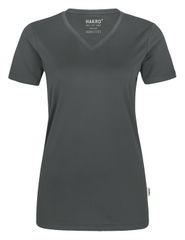 HAKRO Dames shirt V-hals COOLMAX® ECO 0187