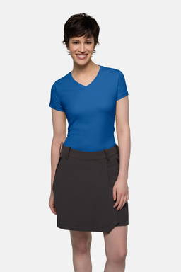 HAKRO Dames shirt V-hals COOLMAX® ECO 0187