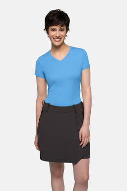 HAKRO Dames shirt V-hals COOLMAX® ECO 0187