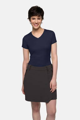HAKRO Dames shirt V-hals COOLMAX® ECO 0187