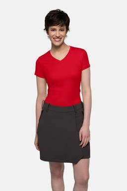 HAKRO Dames shirt V-hals COOLMAX® ECO 0187