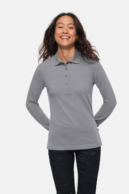 HAKRO Dames longsleeve-polo MIKRALINAR® 0215