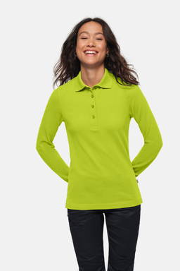 HAKRO Dames longsleeve-polo MIKRALINAR® 0215