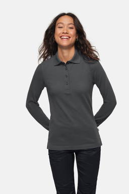 HAKRO Dames longsleeve-polo MIKRALINAR® 0215