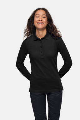 HAKRO Dames longsleeve-polo MIKRALINAR® 0215