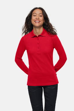 HAKRO Dames longsleeve-polo MIKRALINAR® 0215