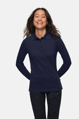 HAKRO Dames longsleeve-polo MIKRALINAR® 0215