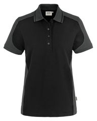 Polo feminino HAKRO Contrast MIKRALINAR® 0239