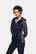 HAKRO Dames hybride jas met capuchon Contrast 0265