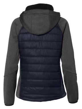 HAKRO Dames hybride jas met capuchon Contrast 0265