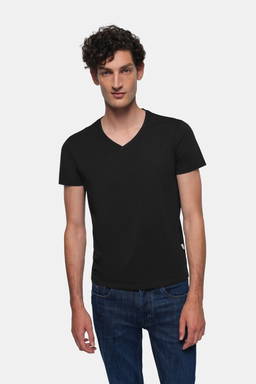 HAKRO Shirt met V-hals Stretch 0272