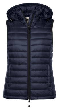 HAKRO Dames loftbodywarmer met capuchon 0297