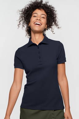 Label-Free Dames polo Heavy MIKRALINAR® ECO 0303