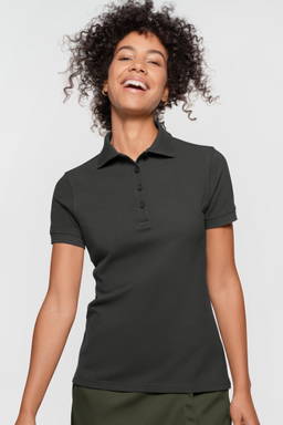 Label-Free Dames polo Heavy MIKRALINAR® ECO 0303