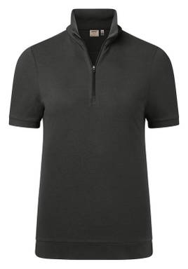 HAKRO Dames zip-shirt piqué MIKRALINAR® ECO 0334