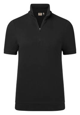 HAKRO Dames zip-shirt piqué MIKRALINAR® ECO 0334