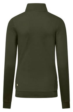 HAKRO Dames zip-longsleeve piqué MIKRALINAR® ECO 0335
