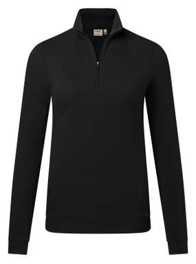 HAKRO Dames zip-longsleeve piqué MIKRALINAR® ECO 0335