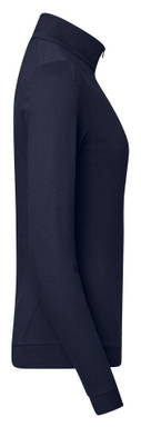 HAKRO Dames zip-longsleeve piqué MIKRALINAR® ECO 0335