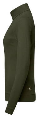 HAKRO Dames zip-longsleeve piqué MIKRALINAR® ECO 0335