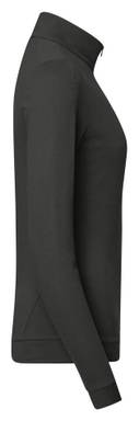 HAKRO Dames zip-longsleeve piqué MIKRALINAR® ECO 0335