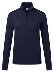 HAKRO Dames zip-longsleeve piqué MIKRALINAR® ECO 0335
