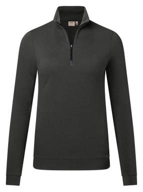 HAKRO Dames zip-longsleeve piqué MIKRALINAR® ECO 0335
