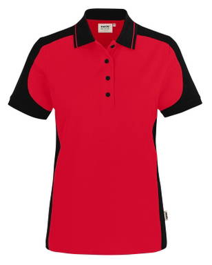 HAKRO Dames polo Contrast MIKRALINAR® ECO 0339