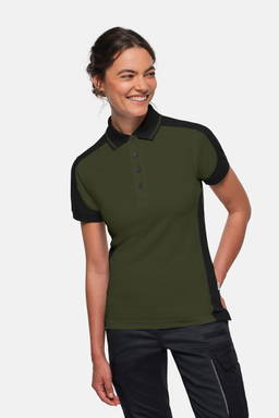 HAKRO Dames polo Contrast MIKRALINAR® ECO 0339