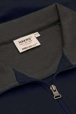 HAKRO Zip-sweatshirt Contrast MIKRALINAR® 0476