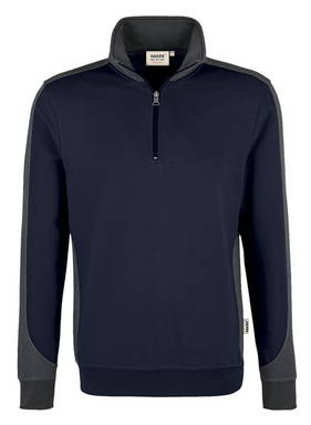 HAKRO Zip-sweatshirt Contrast MIKRALINAR® 0476