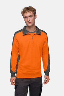 HAKRO Zip-sweatshirt Contrast MIKRALINAR® 0476