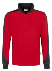 HAKRO Zip-sweatshirt Contrast MIKRALINAR® 0476