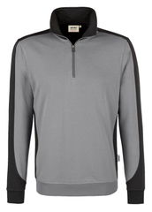 Felpa con zip HAKRO Contrast MIKRALINAR® 0476