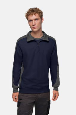 HAKRO Zip-sweatshirt Contrast MIKRALINAR® 0476