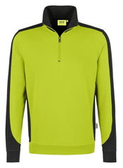 Felpa con zip HAKRO Contrast MIKRALINAR® 0476