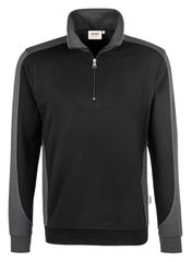 HAKRO Contrast Zip Sweatshirt MIKRALINAR® 0476