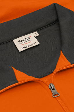HAKRO Zip-sweatshirt Contrast MIKRALINAR® 0476