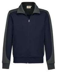 HAKRO Felpa con zip Contrast MIKRALINAR® 0477