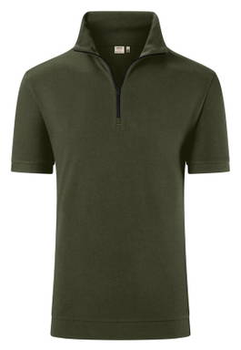 HAKRO Zip-shirt piqué MIKRALINAR® ECO 0534
