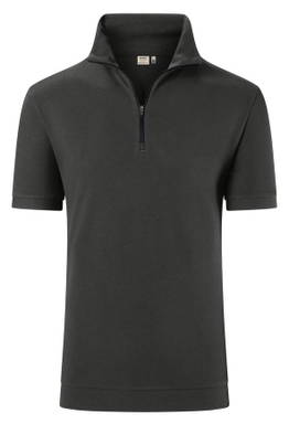 HAKRO Zip-shirt piqué MIKRALINAR® ECO 0534