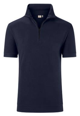 HAKRO Zip-shirt piqué MIKRALINAR® ECO 0534