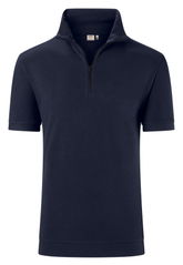 HAKRO poloshirt med lynlås i piqué MIKRALINAR® ECO 0534