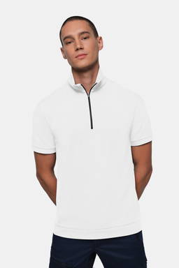 HAKRO Zip-shirt piqué MIKRALINAR® ECO 0534