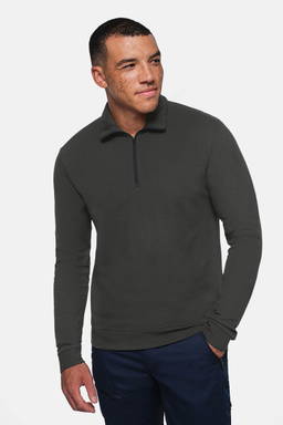 HAKRO Zip-longsleeve piqué MIKRALINAR® ECO 0535