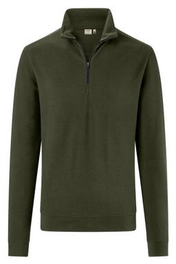HAKRO Zip-longsleeve piqué MIKRALINAR® ECO 0535