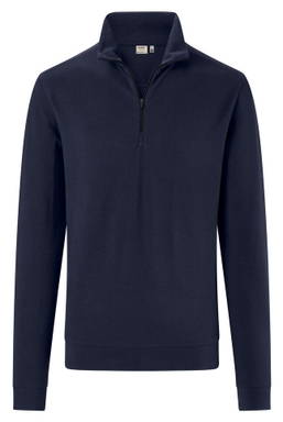HAKRO Zip-longsleeve piqué MIKRALINAR® ECO 0535