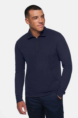 HAKRO Zip-longsleeve piqué MIKRALINAR® ECO 0535