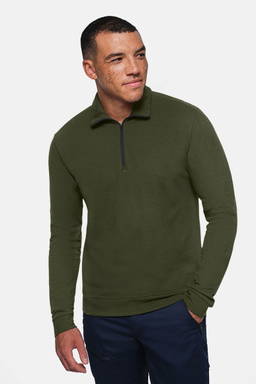 HAKRO Zip-longsleeve piqué MIKRALINAR® ECO 0535