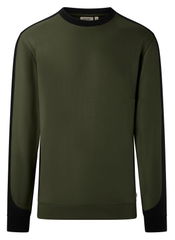 HAKRO kontrast-sweatshirt MIKRALINAR® ECO 0549
